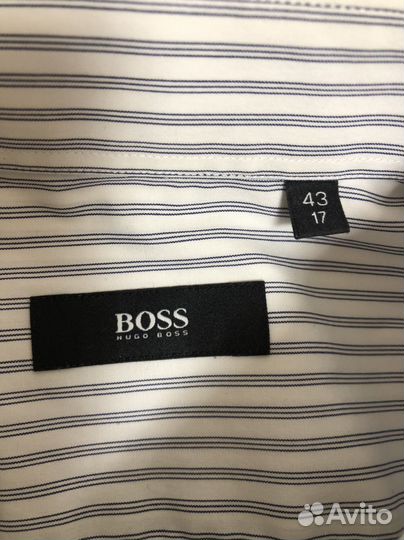 Рубашка Hugo Boss муж р.43/17 хлопок 100%