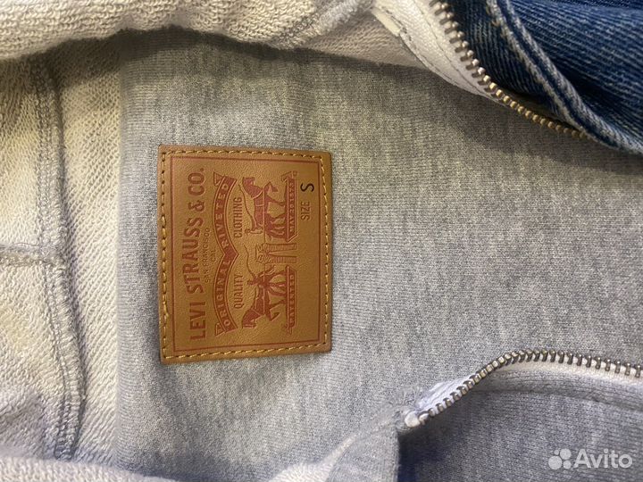 Джинсовая куртка levi strauss оригинал утепленная