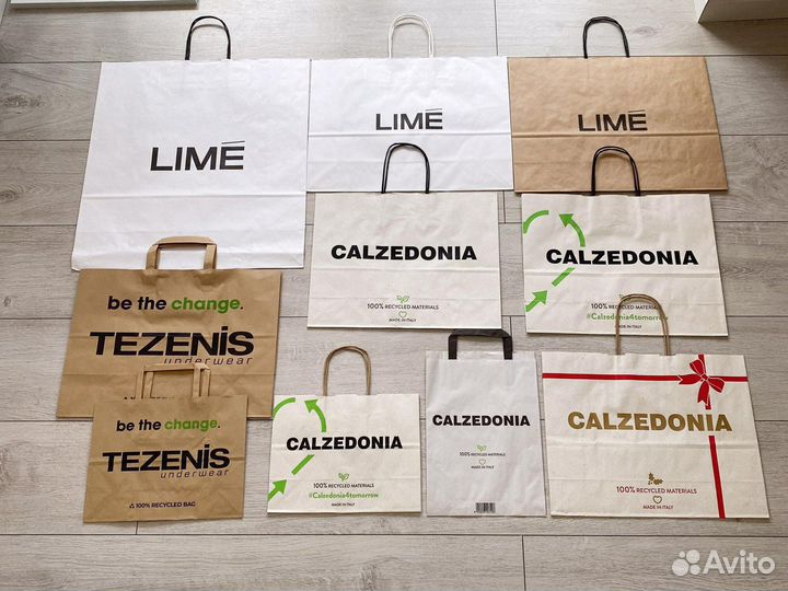 Брендовые пакеты папки конверты