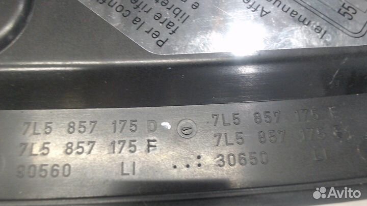 Пластик панели торпеды Porsche Cayenne, 2008