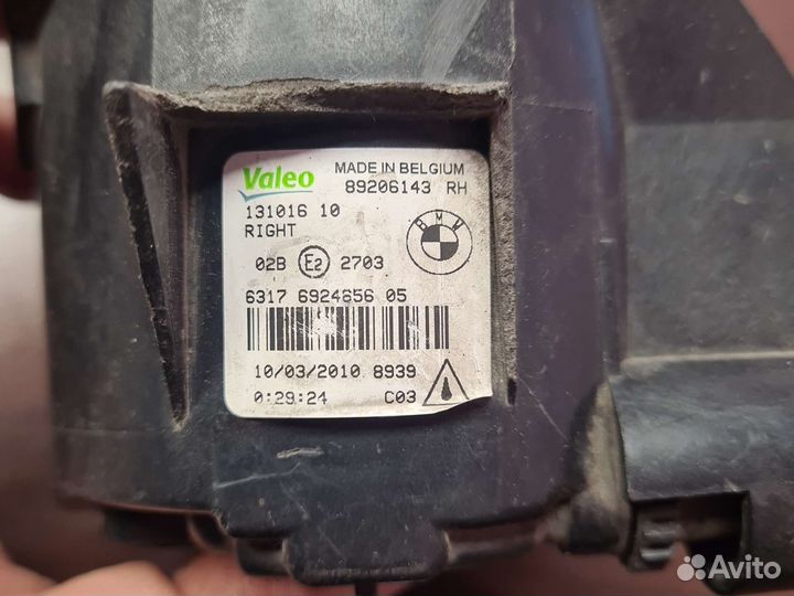 Фара противотуманная правая для BMW X5 E70 07-13