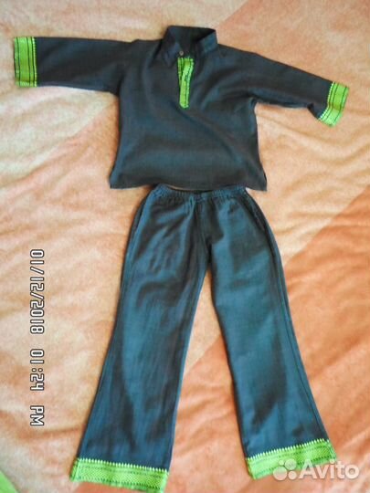 Х\б костюм (этно) рост 92-98 см