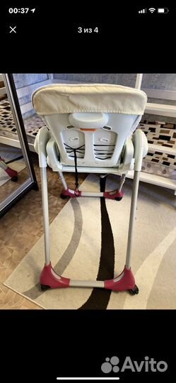 Стульчик для кормления chicco polly