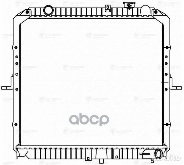 Радиатор охл. для а/м Kia K-Series (99) / (04)