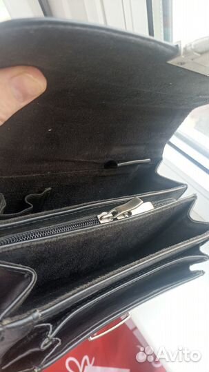 Барсетка мужская, кожа