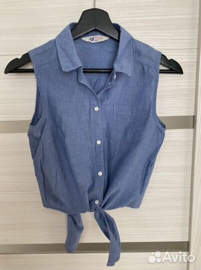 Летняя рубашка на завязках