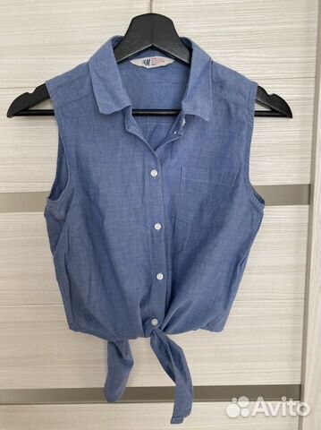 Летняя рубашка на завязках