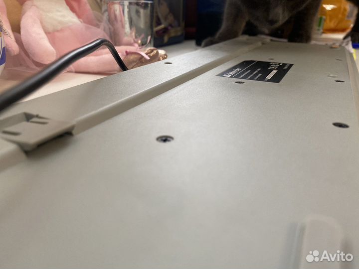 Клавиатура с подсветкой синего цвета