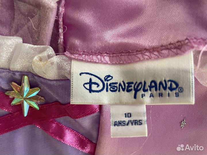 Карнавальный костюм Рапунцель Дисней 10 лет