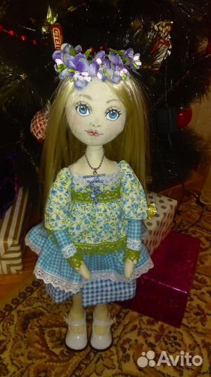 Текстильная кукла ручной работы