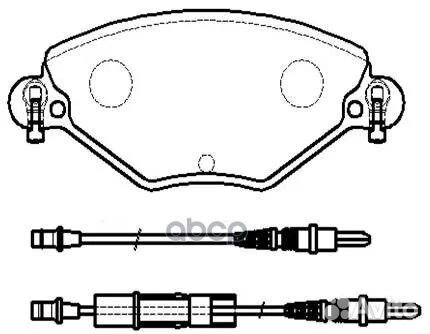 Колодки тормозные дисковые citroen: C5 I, C5