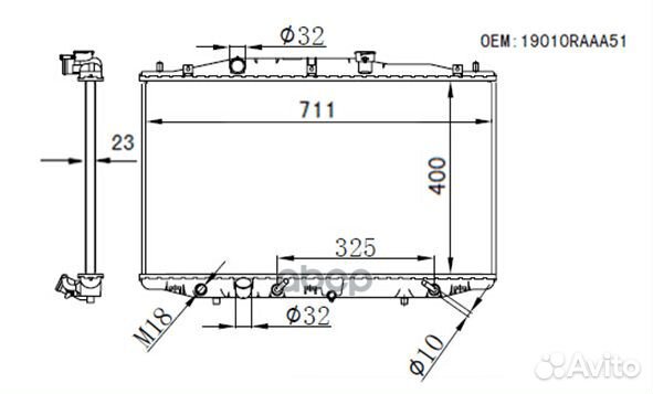 Радиатор, охлаждение двигателя 1026669SX Stellox