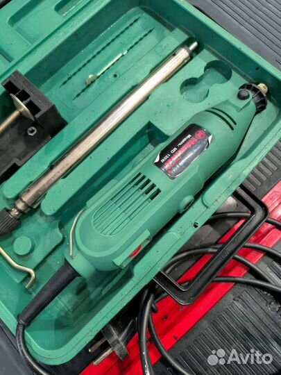 Дремель гравер с гибким валом и стойкой