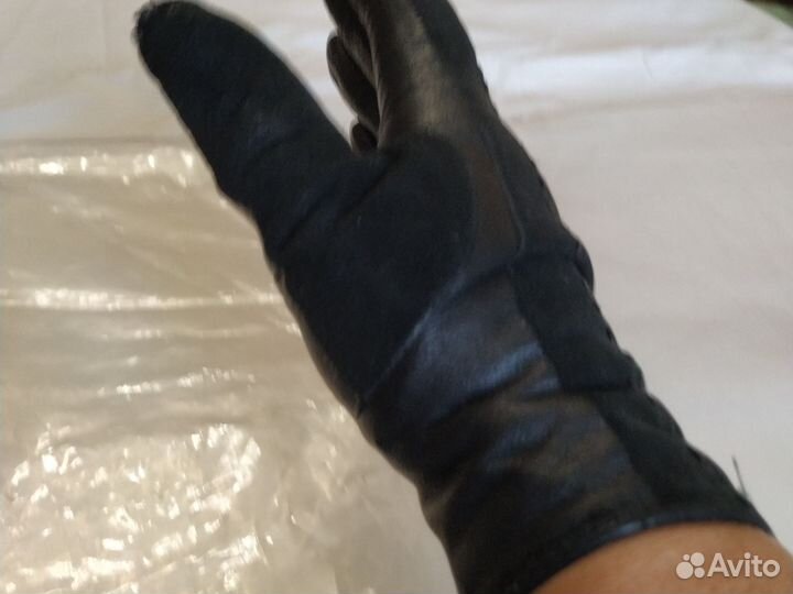 Перчатки женские натуральная кожа