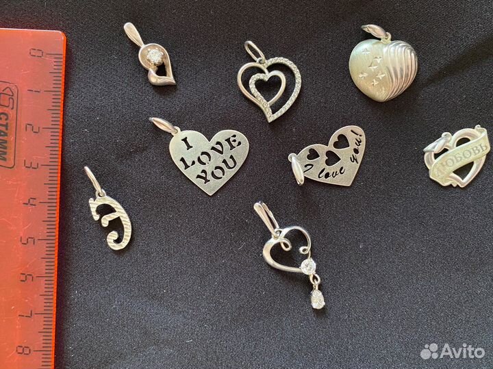 Серебряный кулон подвеска