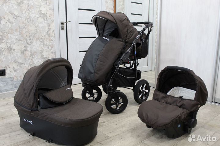 Verdi Sonic Plus 3 в 1(Эко кожа+текстиль)