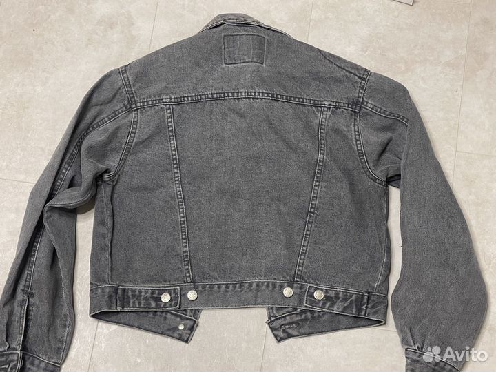 Джинсовая куртка женская серая 42-44