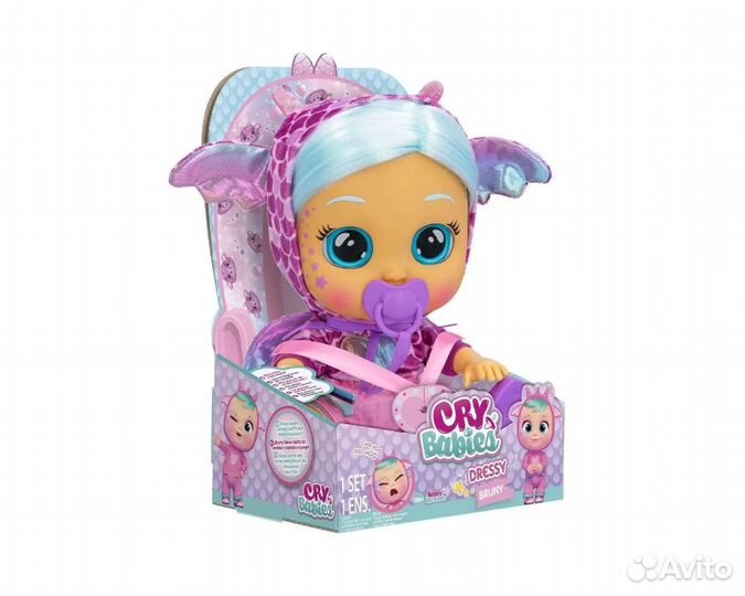 Пупс Cry Babies Dressy Бруни