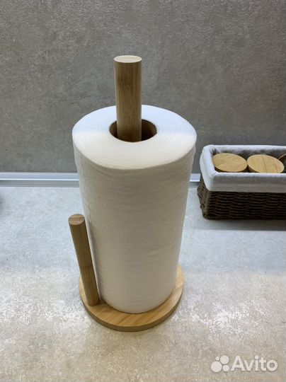 Держатель бумажных полотенец бамбук