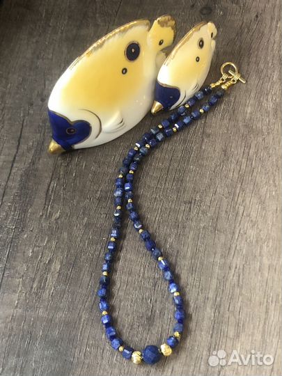 Чокер лазурит