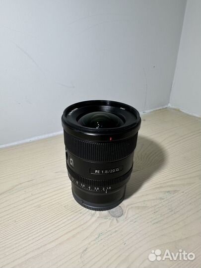 Sony fe 20mm f 1.8 g