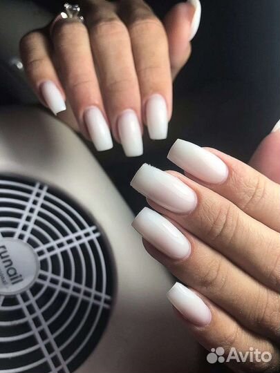 Наращивание ногтей, покрытие гель лак