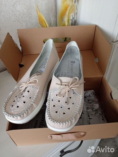 Мокасины нат.кожа baden