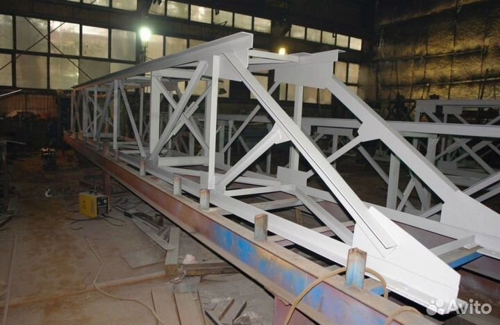 Изготовление металлоконструкций. Фермы из металла