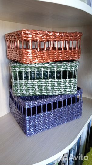 Корзина плетеная