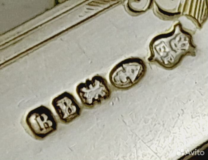 Пара ножей. Посеребрение+пластик. Англия