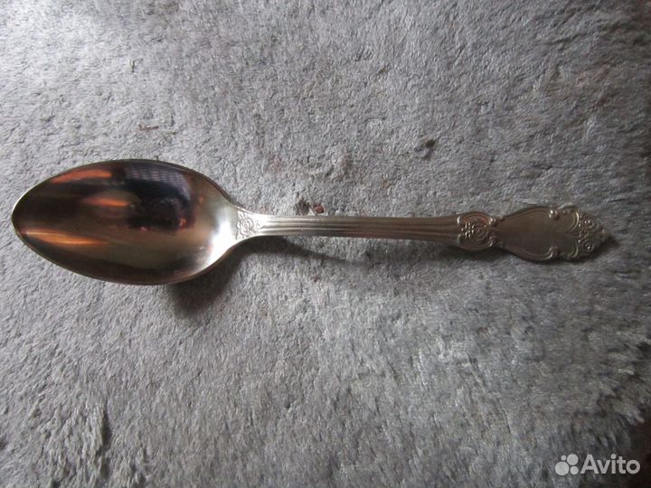 Ложка столовая мельхиор посеребренный Раритет 1967