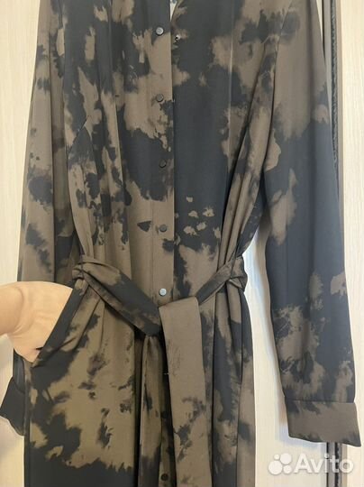 Платье-рубашка миди lime