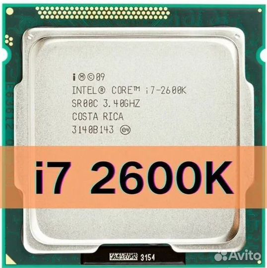 Процессор Intel Core i7-2600K Iga 1155