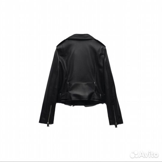 Кожаная куртка косуха Zara
