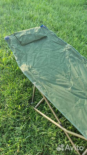 Раскладушка с подголовником