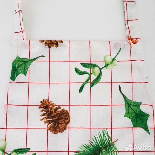 Фартук кухонный с красивым рисунком, хлопок