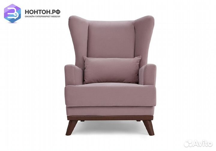 Кресло Людвиг бледно-розовое