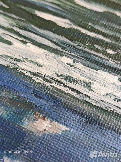 Картина морской пейзаж «Зеленоградск. Отражения»