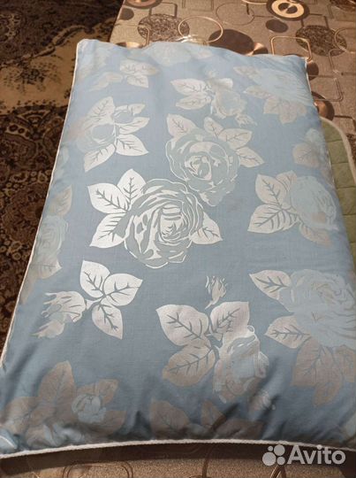 Массажная подушка для шеи с гречишной лузгой