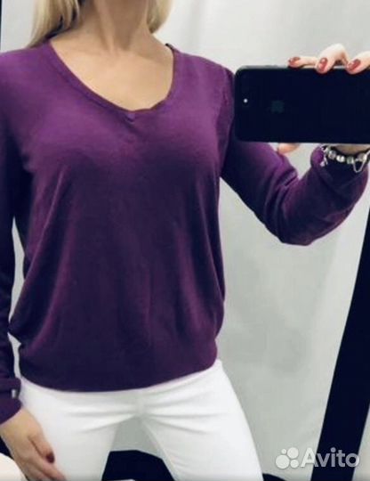 Кофта с капюшоном черная джемпер