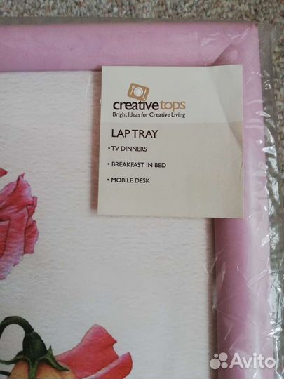 Поднос с подушкой 
