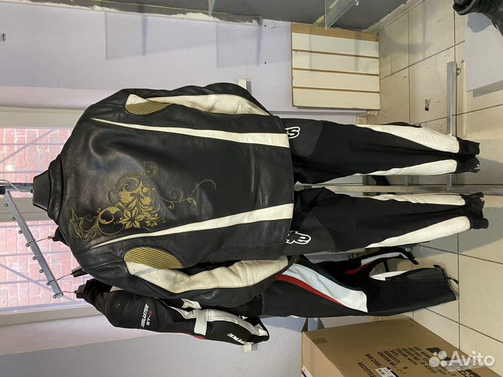 Женский кожанный комбинезон alpinestars