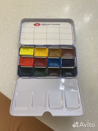 Акварель невская палитра