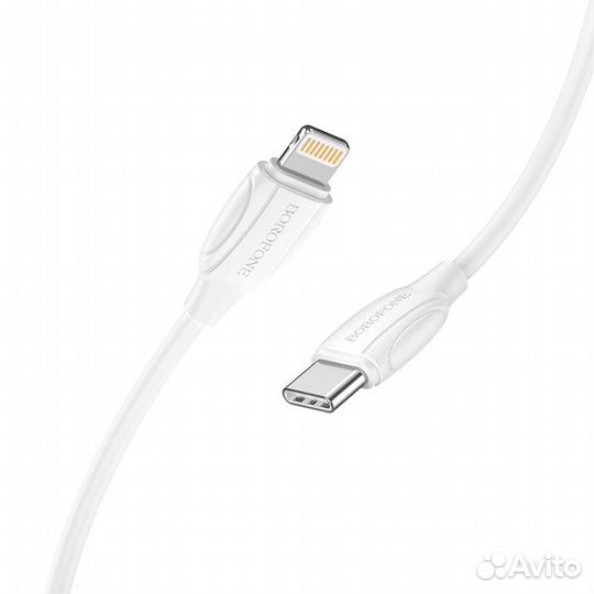 Кабель USB-C borofone BX19, Type-C - Lightning, 3A