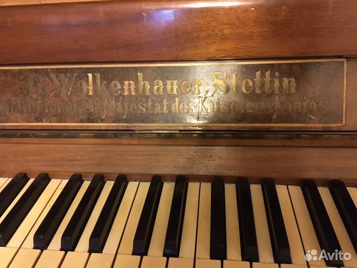 Пианино wolkenhauer немецкое антиквариат