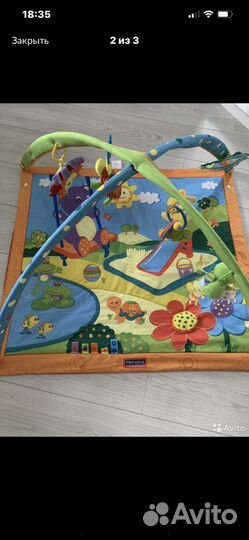 Развивающий коврик с музыкальной игрушкой