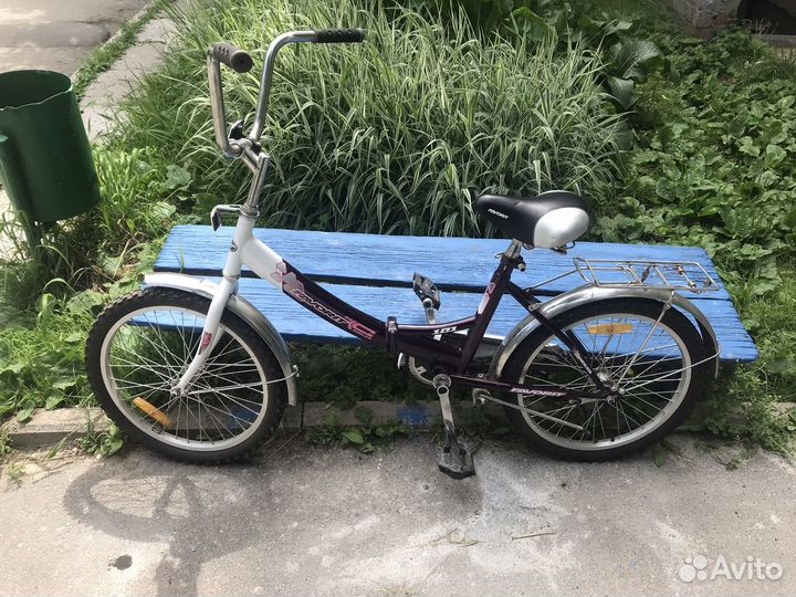 Велосипед подростковый 20 дюймов складной