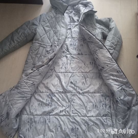 Пуховик зимний длинный женский