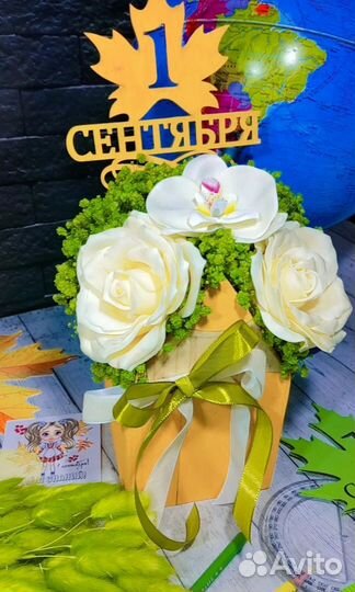 Букет светильник из гипсофила