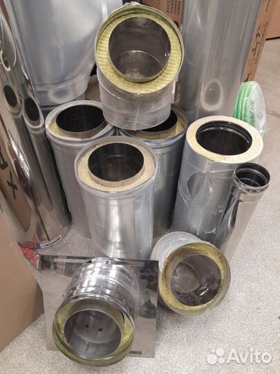 Дымоход для котла / Трубы из нержавейки